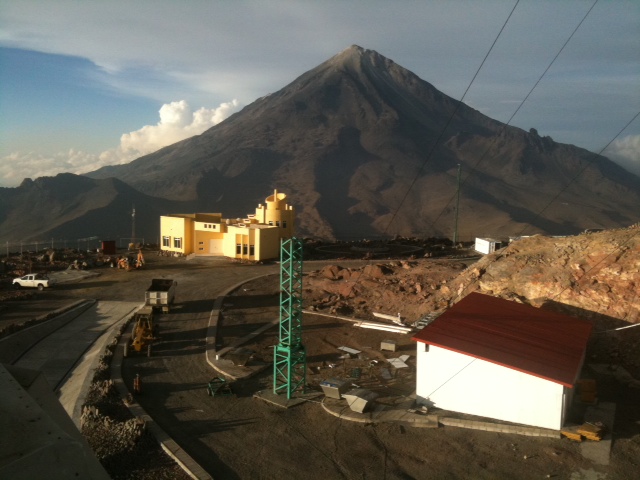 LMT Visitor Center. Orizaba in background